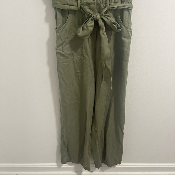 UNTUCKit TENCEL Utility Tilly Jumpsuit Olive Green Size XS - Picture 5 of 10